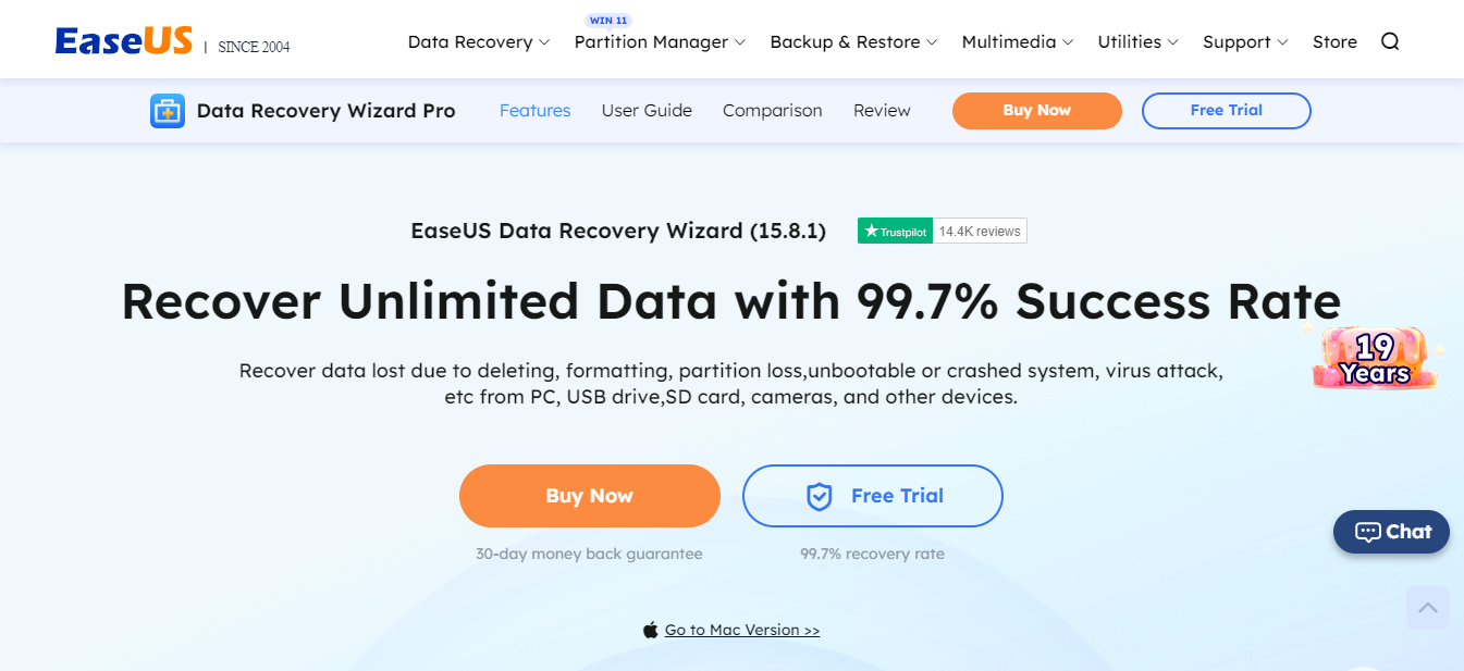 EaseUS Best Data Recovery Tool