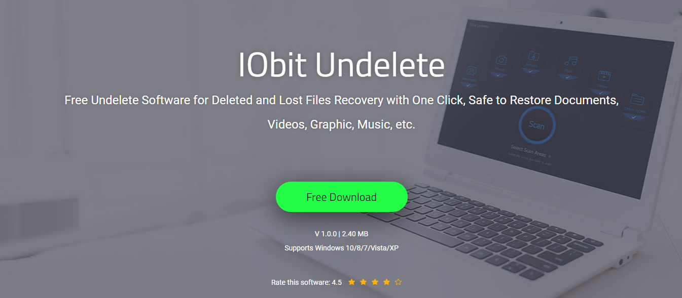 IObit Free Data Recovery Wizard